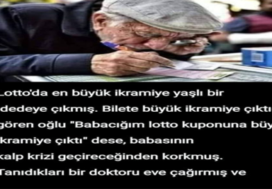 Lotto’da en büyük ikramiye yaşlı bir dedeye çıkmış.