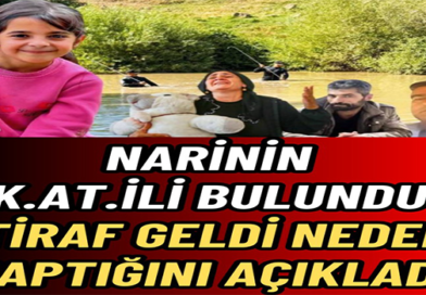 Narin Güran Olayında Düğüm Çözülüyor