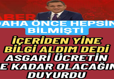 Zam Oranına Net Rakam Verdi