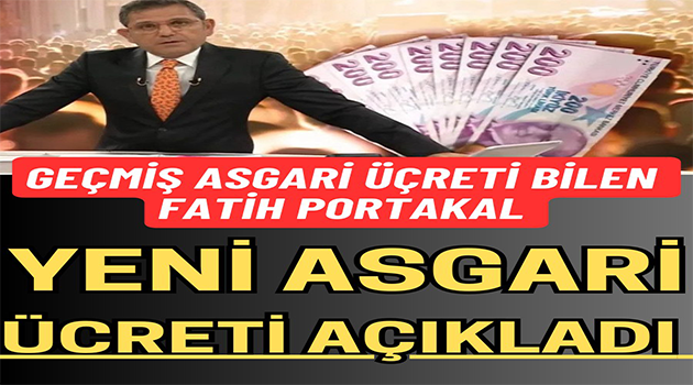 Yeni Asgari Ücreti Açıkladı