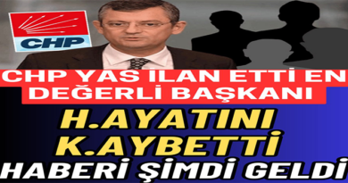 CHP’li Başkan Hayatını Kaybetti