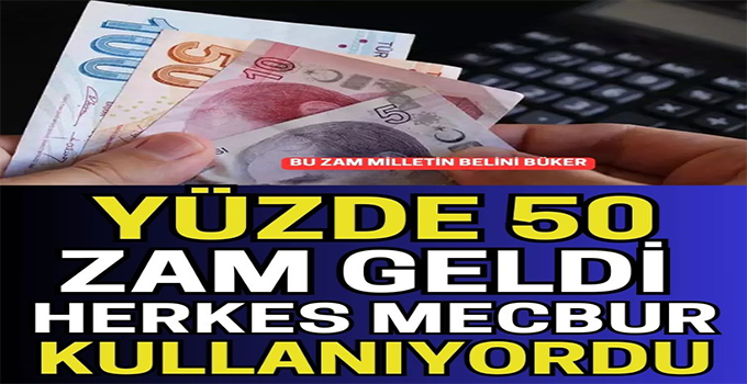 Zam geldi herkes mecbur kullanıyor